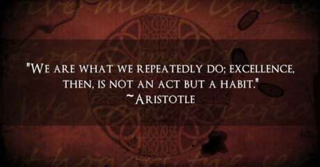 poster with quote from aristotle