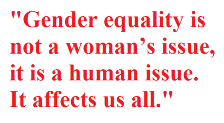 gender is a human issue