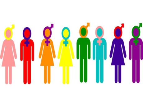 gender type icons in many colors